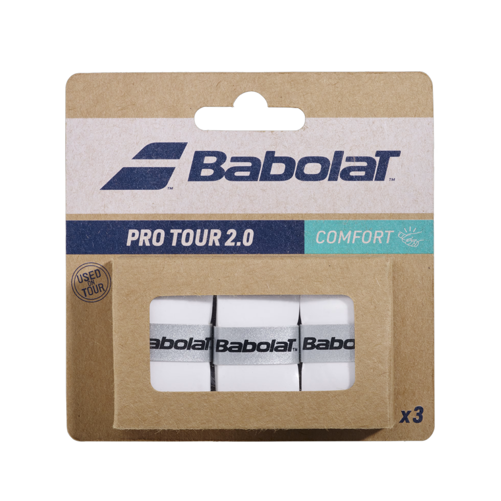 Babolat Намотки Babolat Overgrips Pro Tour 2.0 X3 (White) — теннисная ракетка Аксессуары Babolat Намотки Babolat Overgrips Pro Tour 2.0 X3 (White)