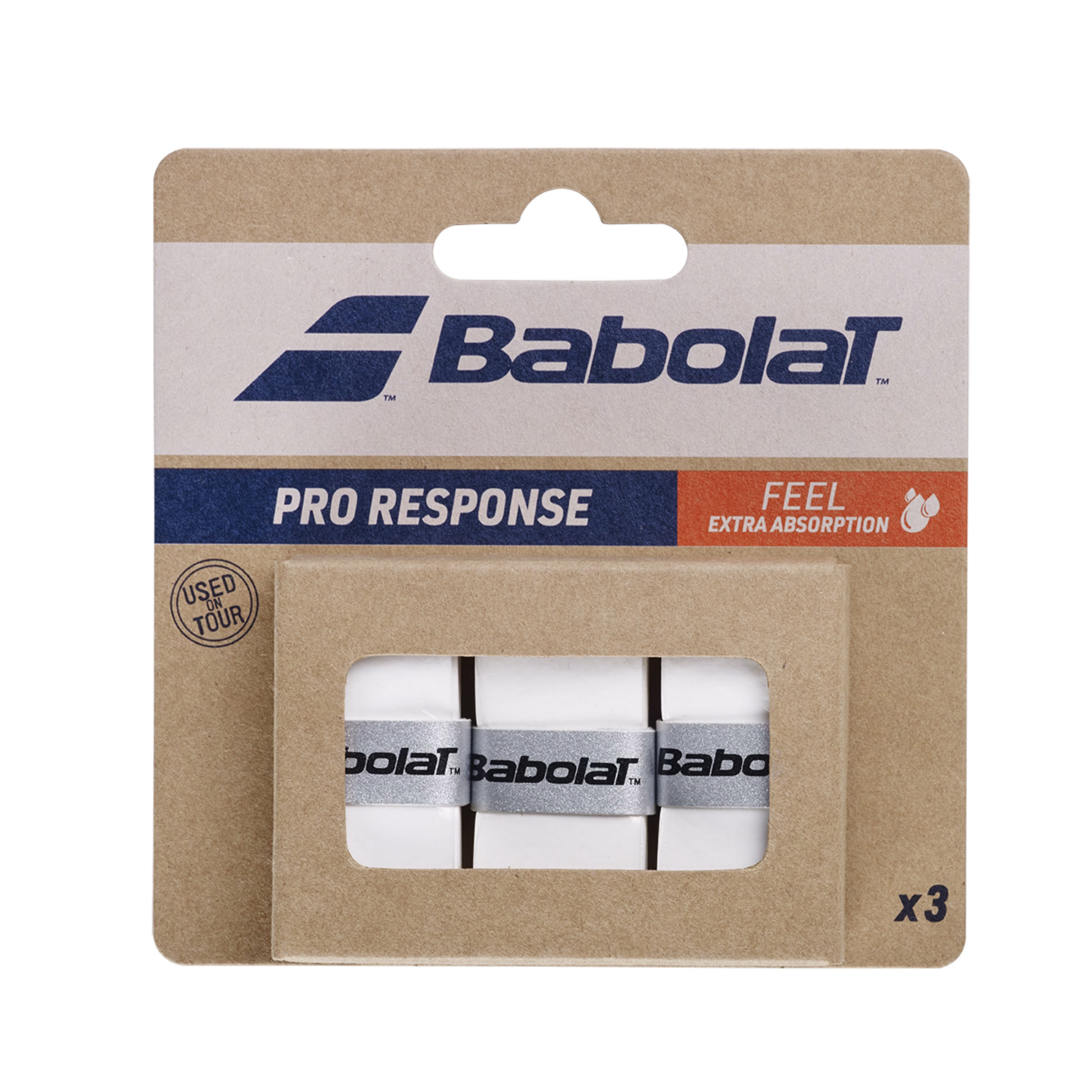 Babolat Намотки Babolat Pro Response X3 (White) — теннисная ракетка Аксессуары Babolat Намотки Babolat Pro Response X3 (White)