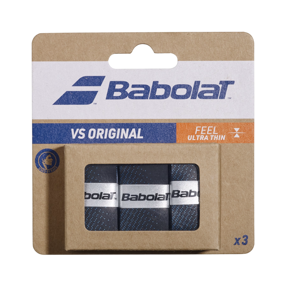 Babolat Намотки Babolat VS Original X3 (Black/Blue) — теннисная ракетка Аксессуары Babolat Намотки Babolat VS Original X3 (Black/Blue)