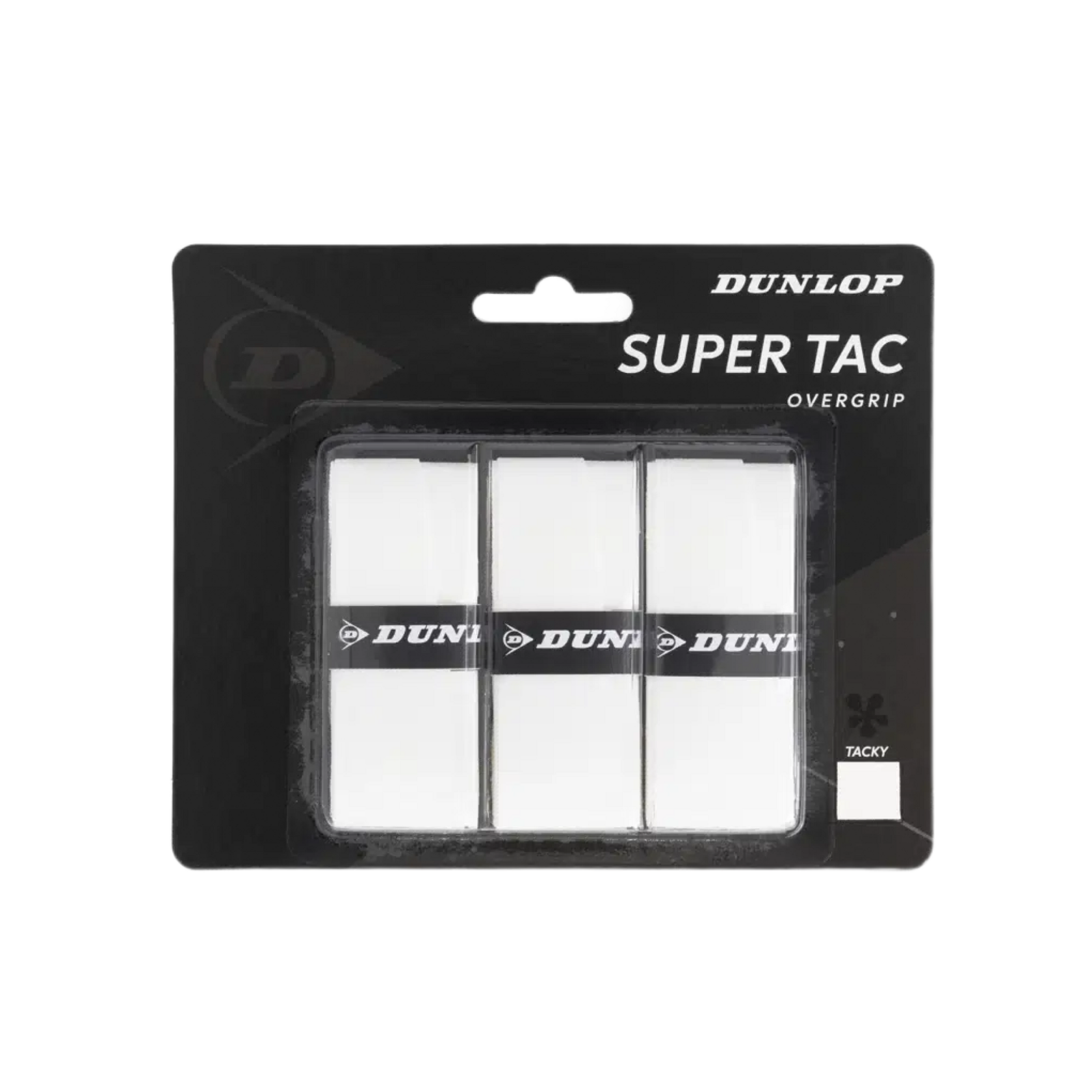 Dunlop Намотки Dunlop Super-Tac White 3 шт — теннисная ракетка Аксессуары Dunlop Намотки Dunlop Super-Tac White 3 шт