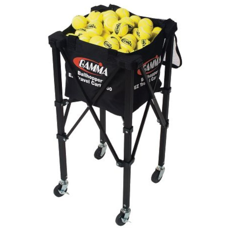 Gamma Корзина для мячей Gamma Ballhopper EZ Travel Cart 150 — теннисная ракетка Аксессуары Gamma Корзина для мячей Gamma Ballhopper EZ Travel Cart 150