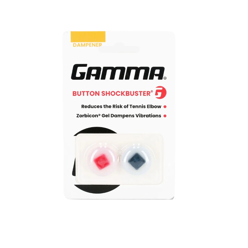 Gamma Виброгаситель Gamma Button Shockbuster Red/Black — теннисная ракетка Аксессуары Gamma Виброгаситель Gamma Button Shockbuster Red/Black