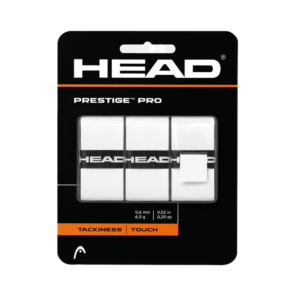 Head Намотки Head Prestige Pro White 3 шт — теннисная ракетка Аксессуары Head Намотки Head Prestige Pro White 3 шт