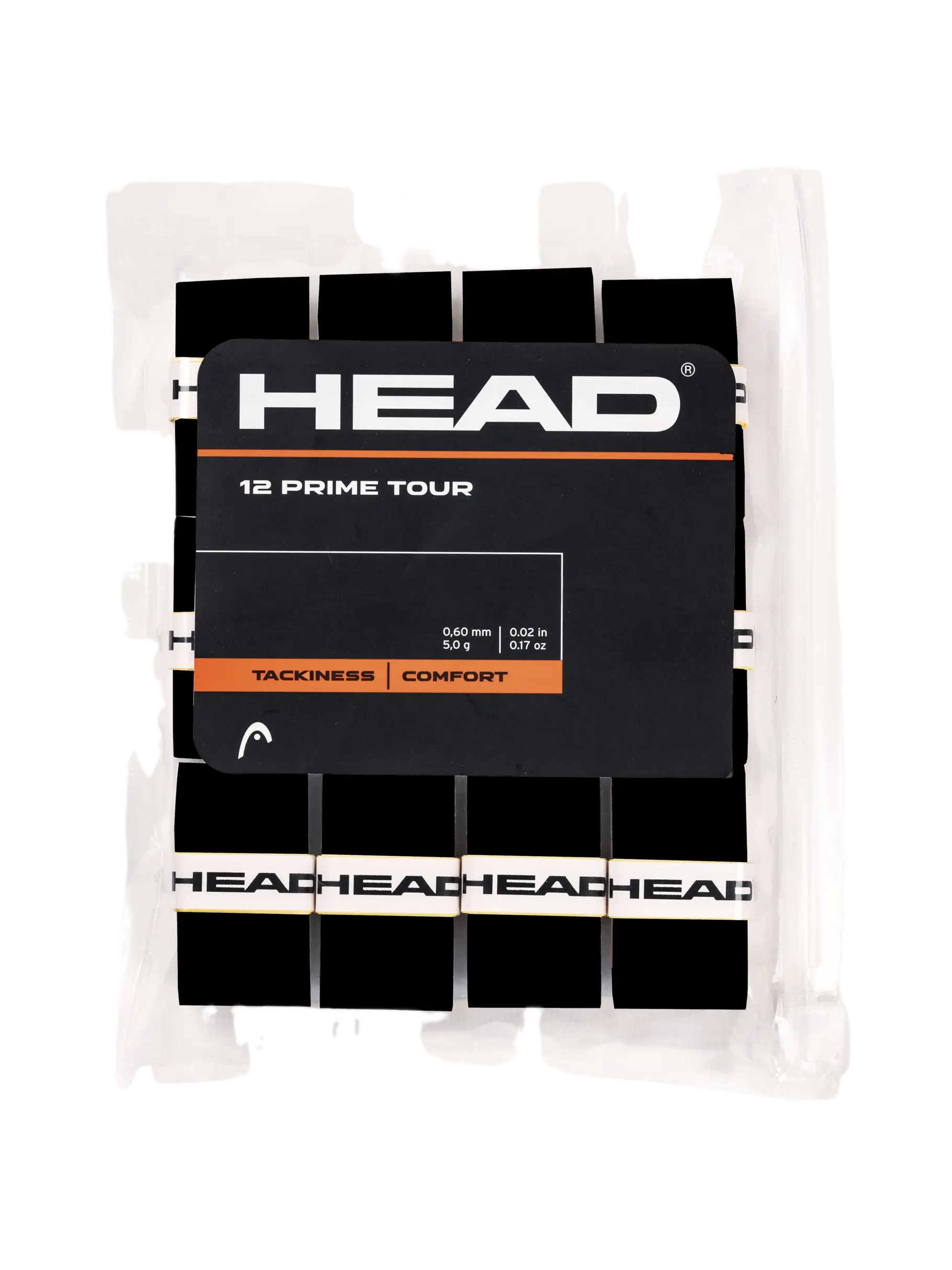 Head Намотки Head Prime Tour Black 12 шт — теннисная ракетка Аксессуары Head Намотки Head Prime Tour Black 12 шт