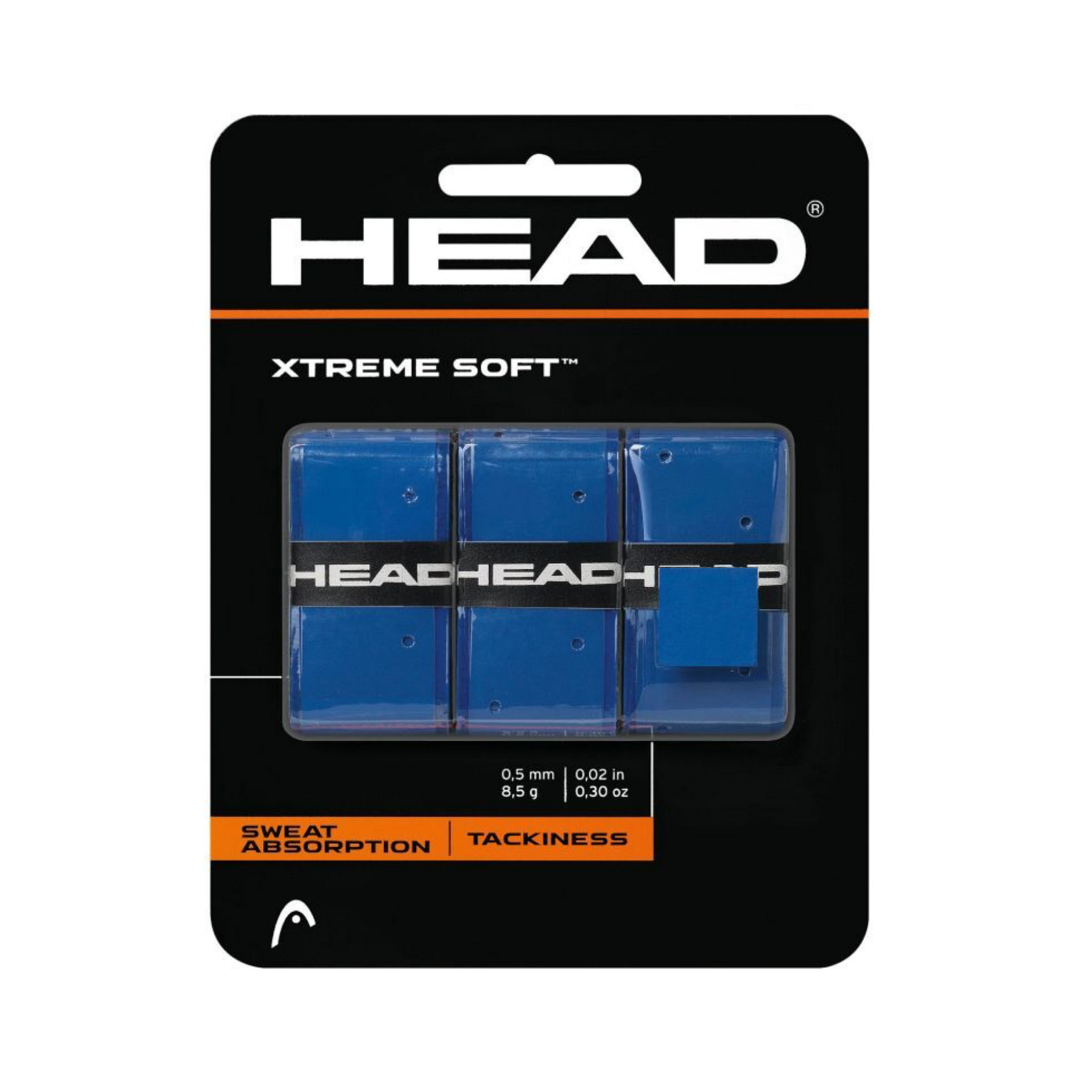 Head Намотки Head XtremeSoft Blue 3 шт — теннисная ракетка Аксессуары Head Намотки Head XtremeSoft Blue 3 шт