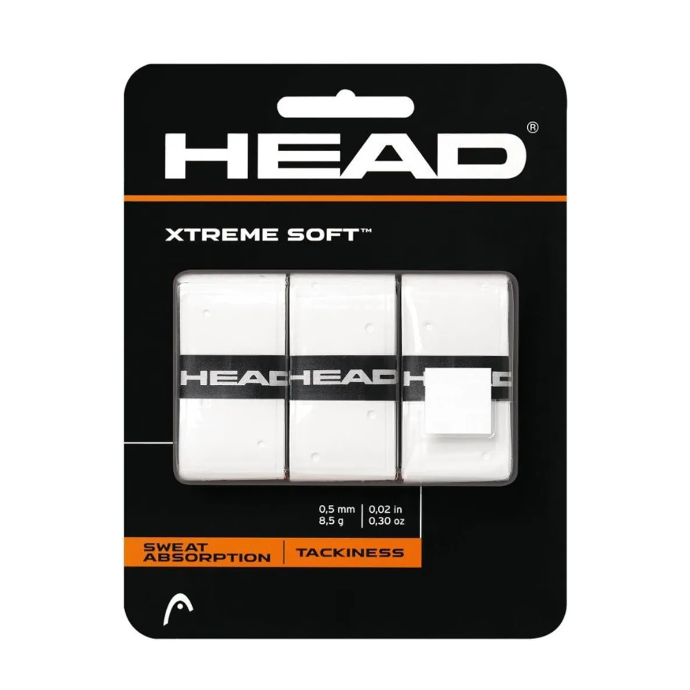 Head Намотки Head XtremeSoft White 3 шт — теннисная ракетка Аксессуары Head Намотки Head XtremeSoft White 3 шт