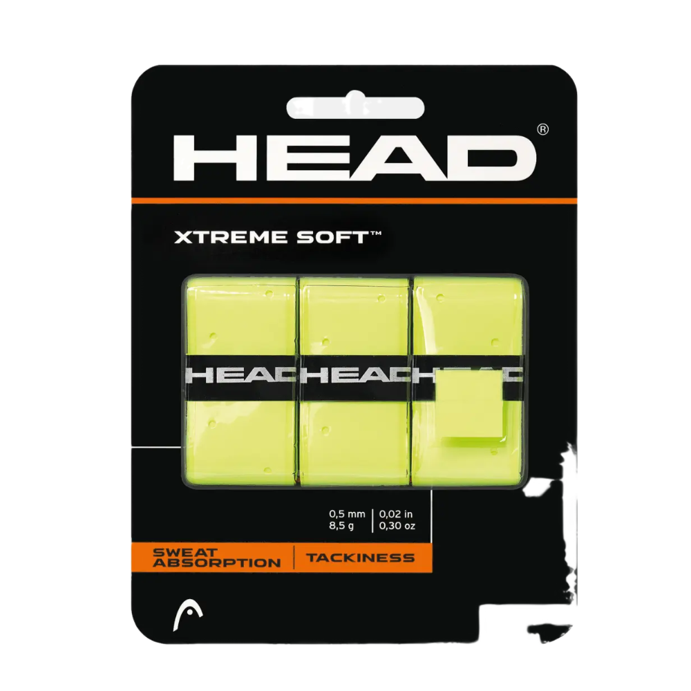 Head Намотки Head XtremeSoft Yellow 3 шт — теннисная ракетка Аксессуары Head Намотки Head XtremeSoft Yellow 3 шт