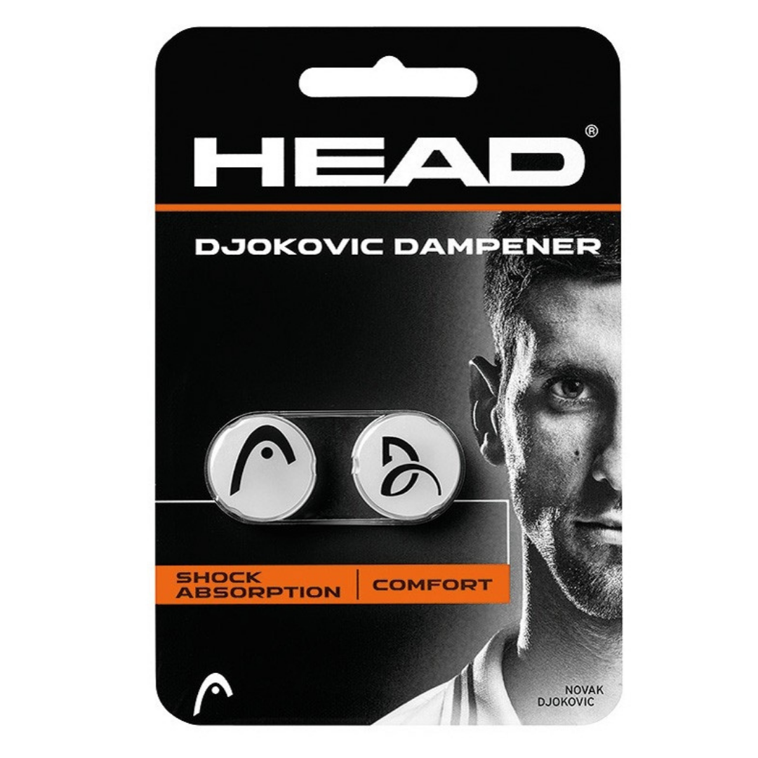 Head Виброгаситель Head Djokovic Dampener White 2 шт — теннисная ракетка Аксессуары Head Виброгаситель Head Djokovic Dampener White 2 шт
