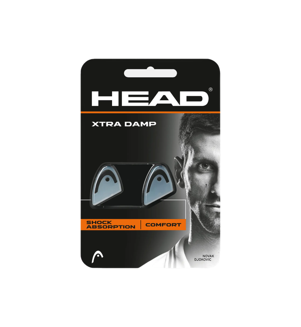 Head Виброгаситель Head Xtra Damp Black 2 шт — теннисная ракетка Аксессуары Head Виброгаситель Head Xtra Damp Black 2 шт