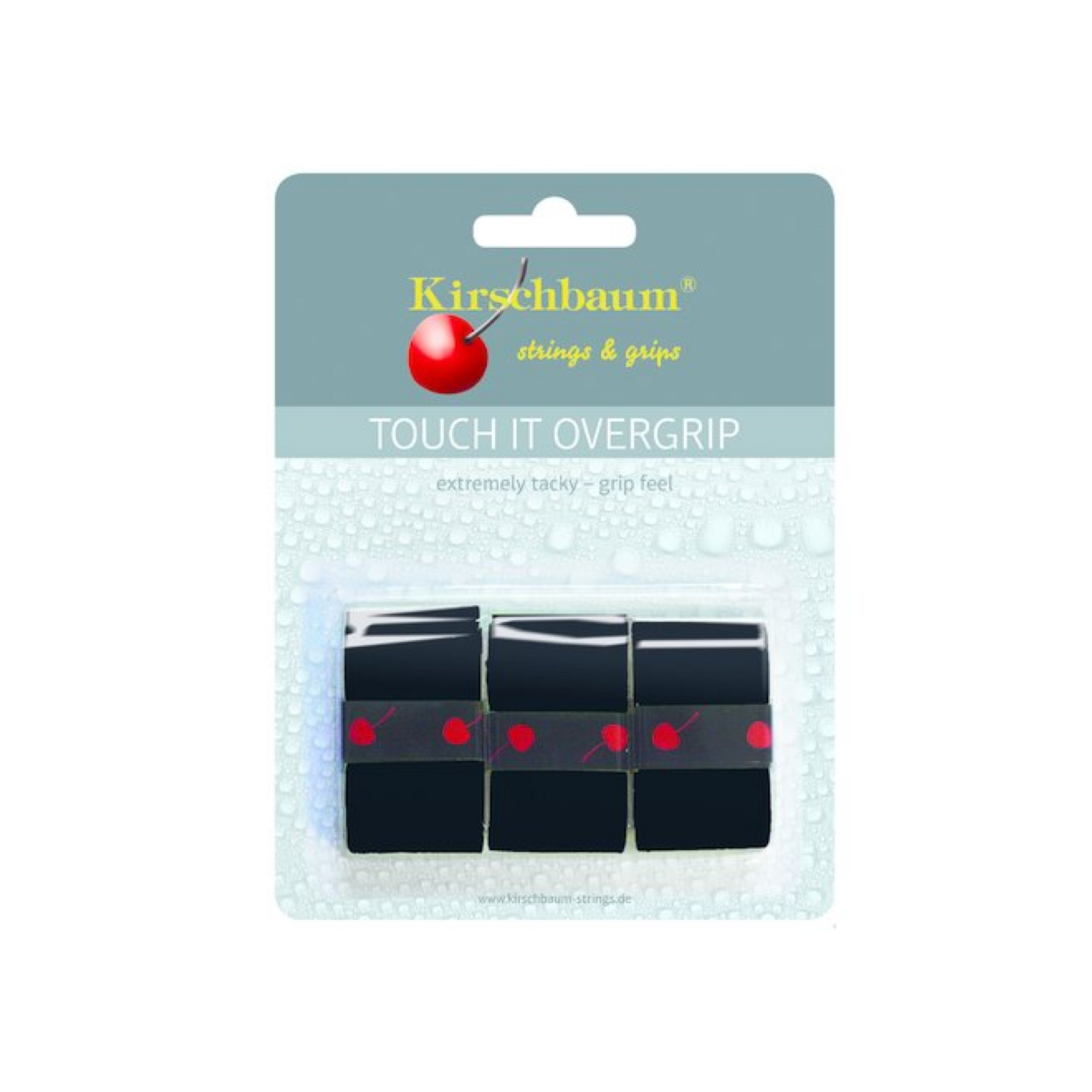 Kirschbaum Намотки Kirschbaum Touch IT Black 3 шт — теннисная ракетка Аксессуары Kirschbaum Намотки Kirschbaum Touch IT Black 3 шт