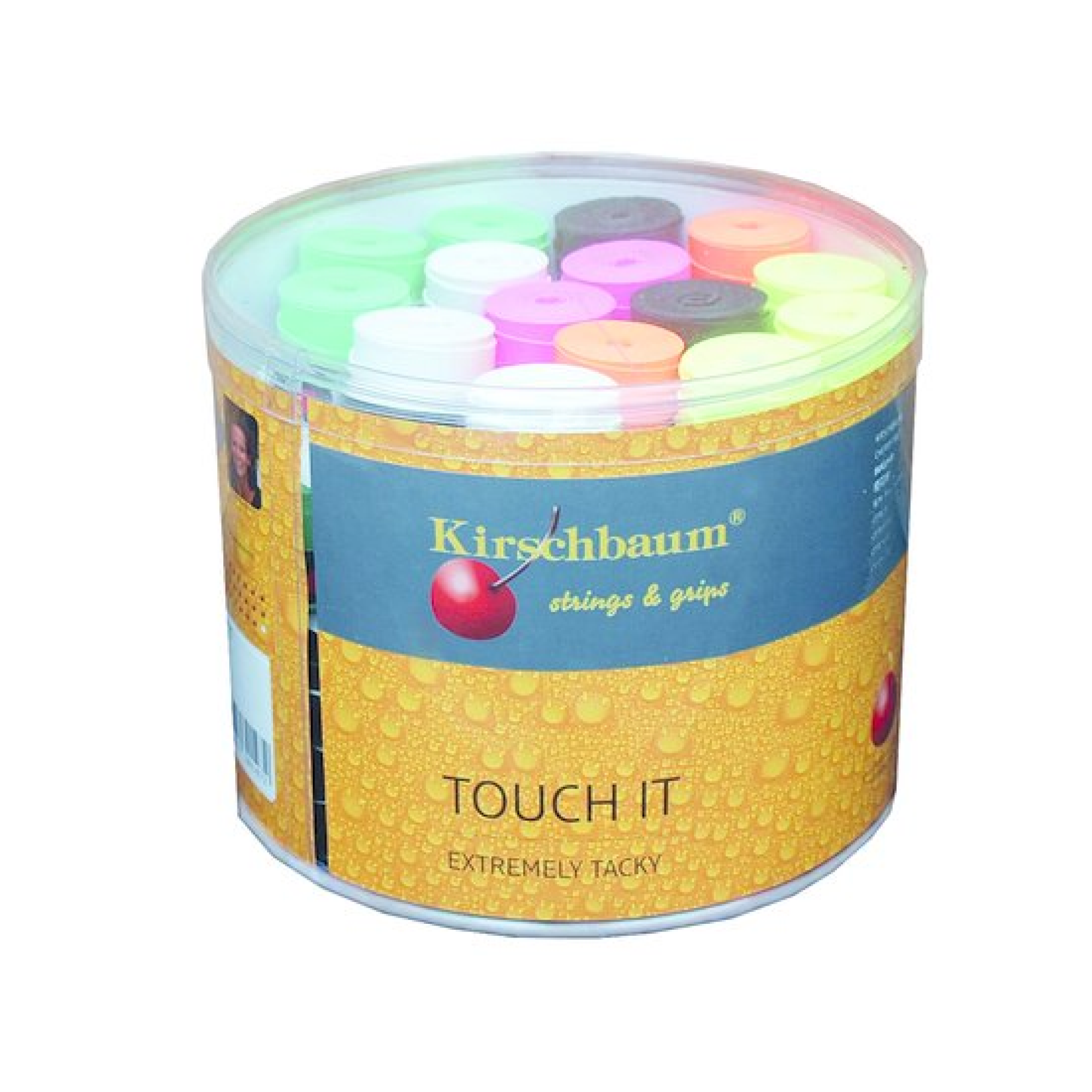 Kirschbaum Намотки Kirschbaum Touch IT Colorful 60 шт — теннисная ракетка Аксессуары Kirschbaum Намотки Kirschbaum Touch IT Colorful 60 шт