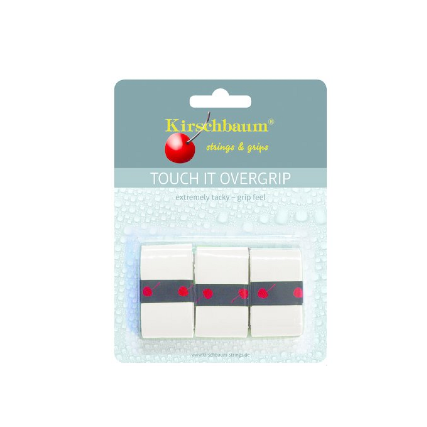 Kirschbaum Намотки Kirschbaum Touch IT White 3 шт — теннисная ракетка Аксессуары Kirschbaum Намотки Kirschbaum Touch IT White 3 шт
