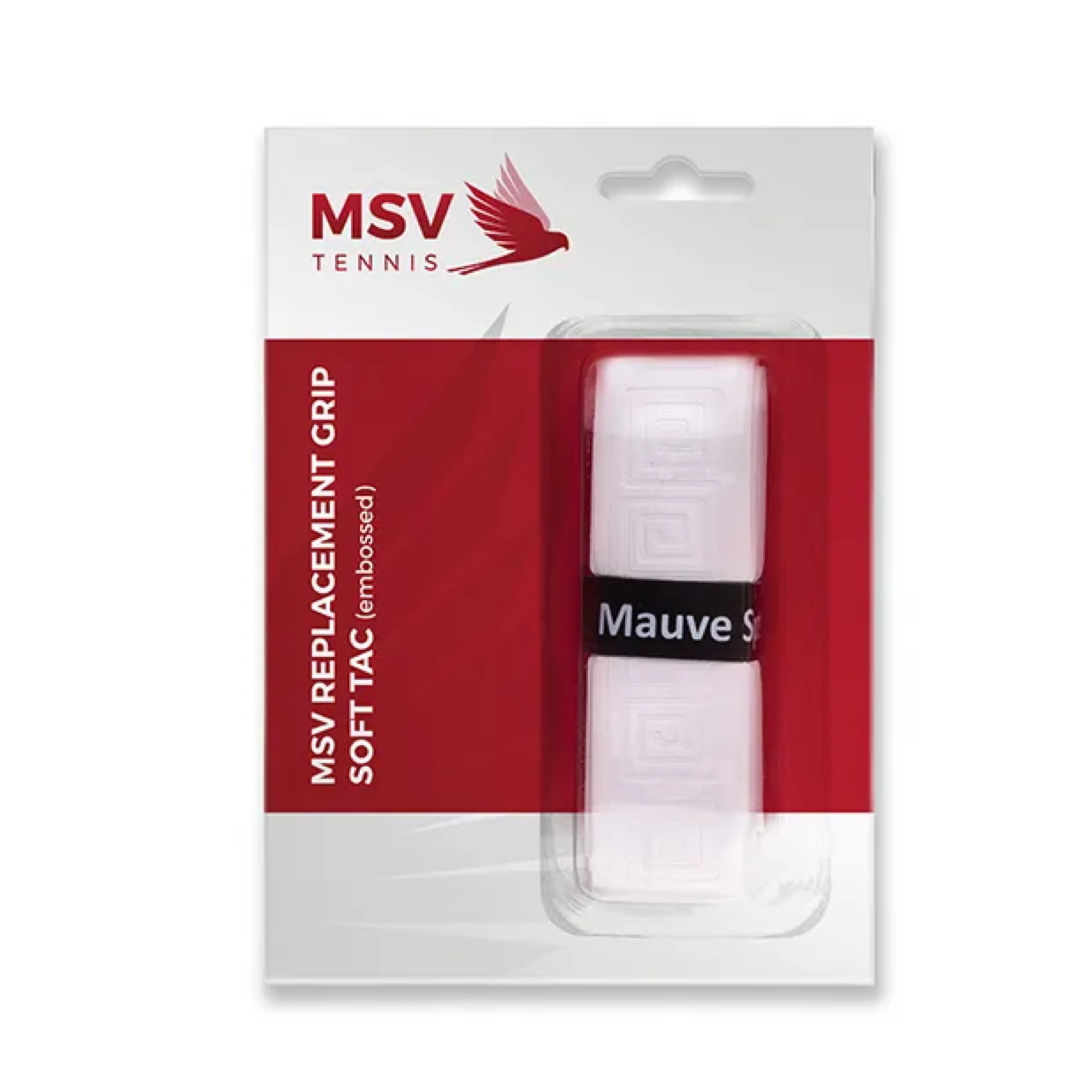 MSV Грип MSV Basic Grip Soft Tac Embossed White — теннисная ракетка Аксессуары MSV Грип MSV Basic Grip Soft Tac Embossed White