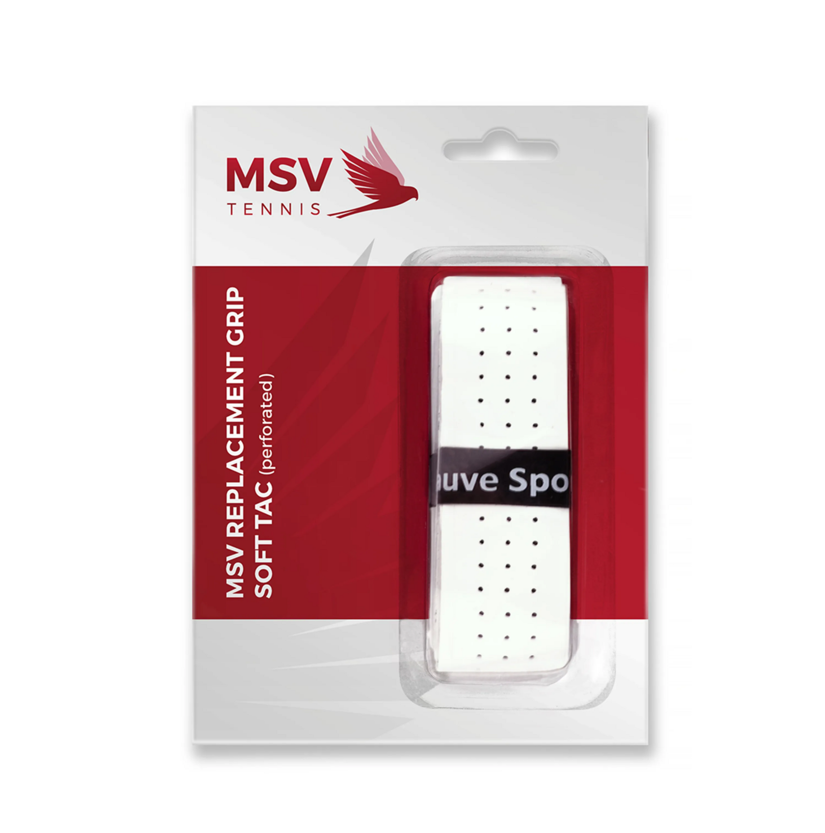 MSV Грип MSV Basic Grip Soft Tac Perforated White — теннисная ракетка Аксессуары MSV Грип MSV Basic Grip Soft Tac Perforated White