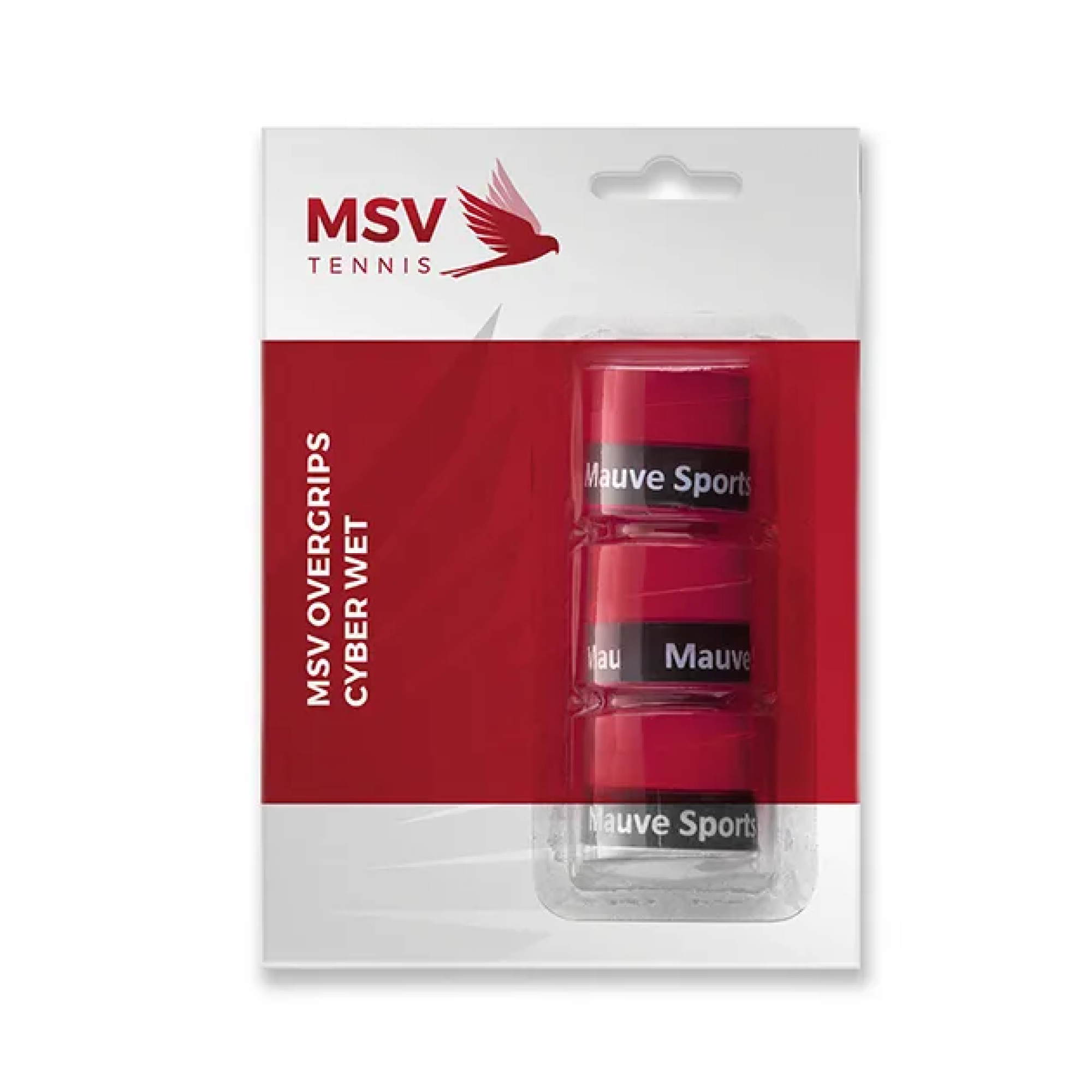 MSV Намотки MSV Overgrip Cyber Wet Red 3 шт — теннисная ракетка Аксессуары MSV Намотки MSV Overgrip Cyber Wet Red 3 шт