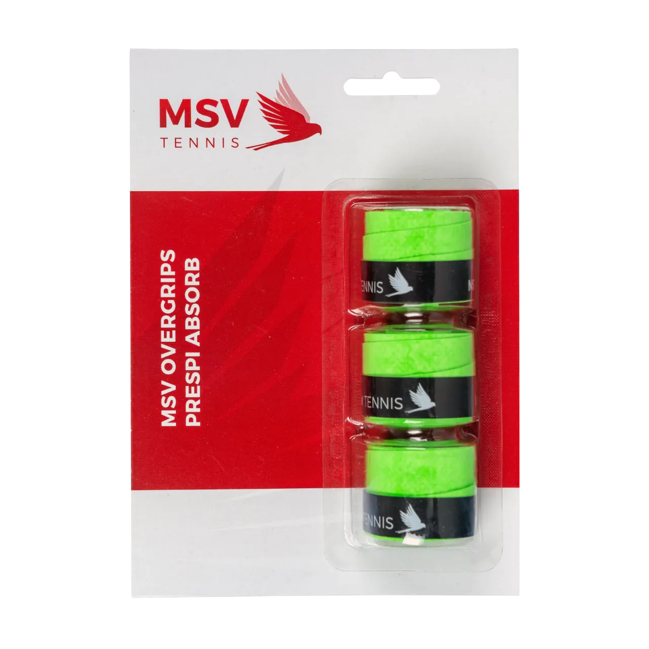 MSV Намотки MSV Overgrip Prespi Absorb Green 3 шт — теннисная ракетка Аксессуары MSV Намотки MSV Overgrip Prespi Absorb Green 3 шт