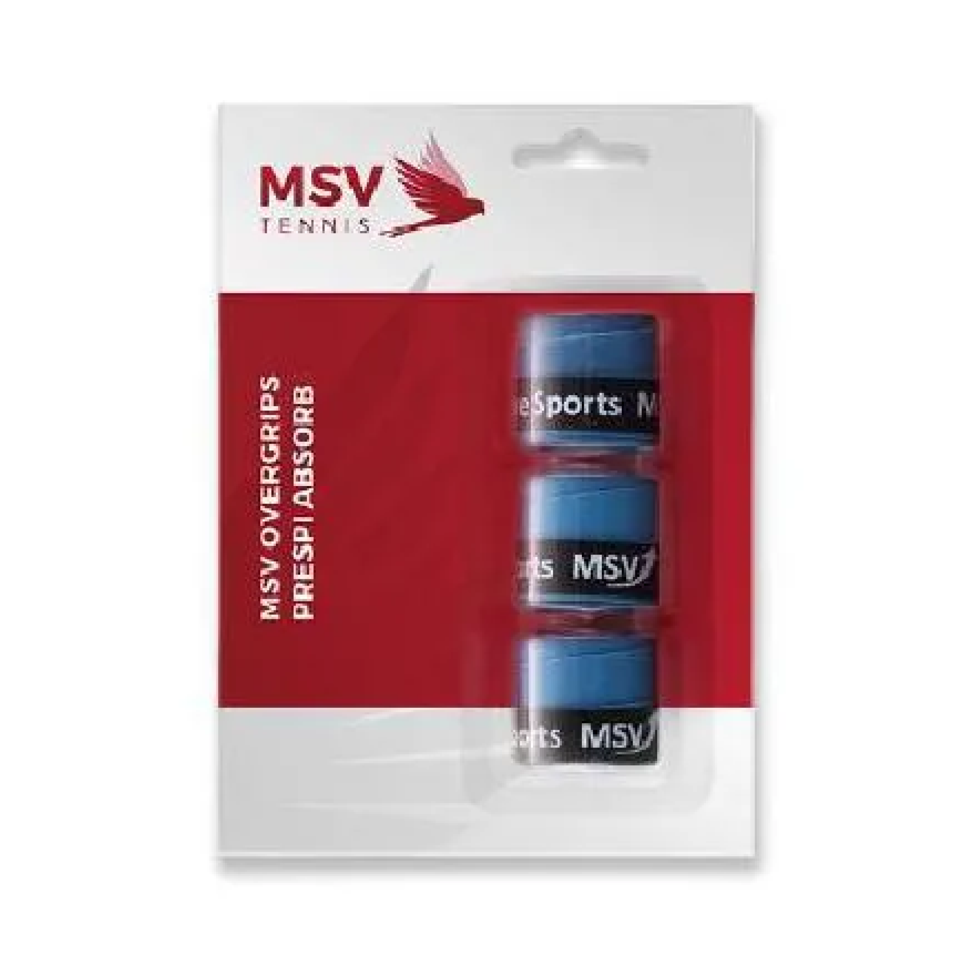 MSV Намотки MSV Overgrip Prespi Absorb Light Blue 3 шт — теннисная ракетка Аксессуары MSV Намотки MSV Overgrip Prespi Absorb Light Blue 3 шт