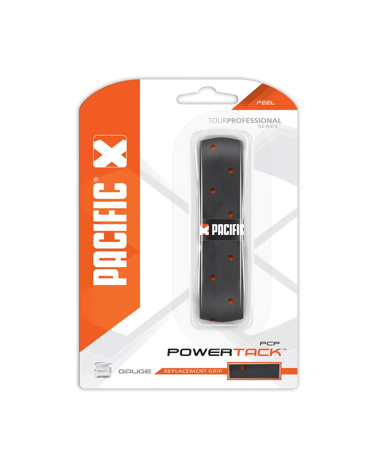Pacific Грип Pacific Power Tack PCP Grip Black/Orange — теннисная ракетка Аксессуары Pacific Грип Pacific Power Tack PCP Grip Black/Orange
