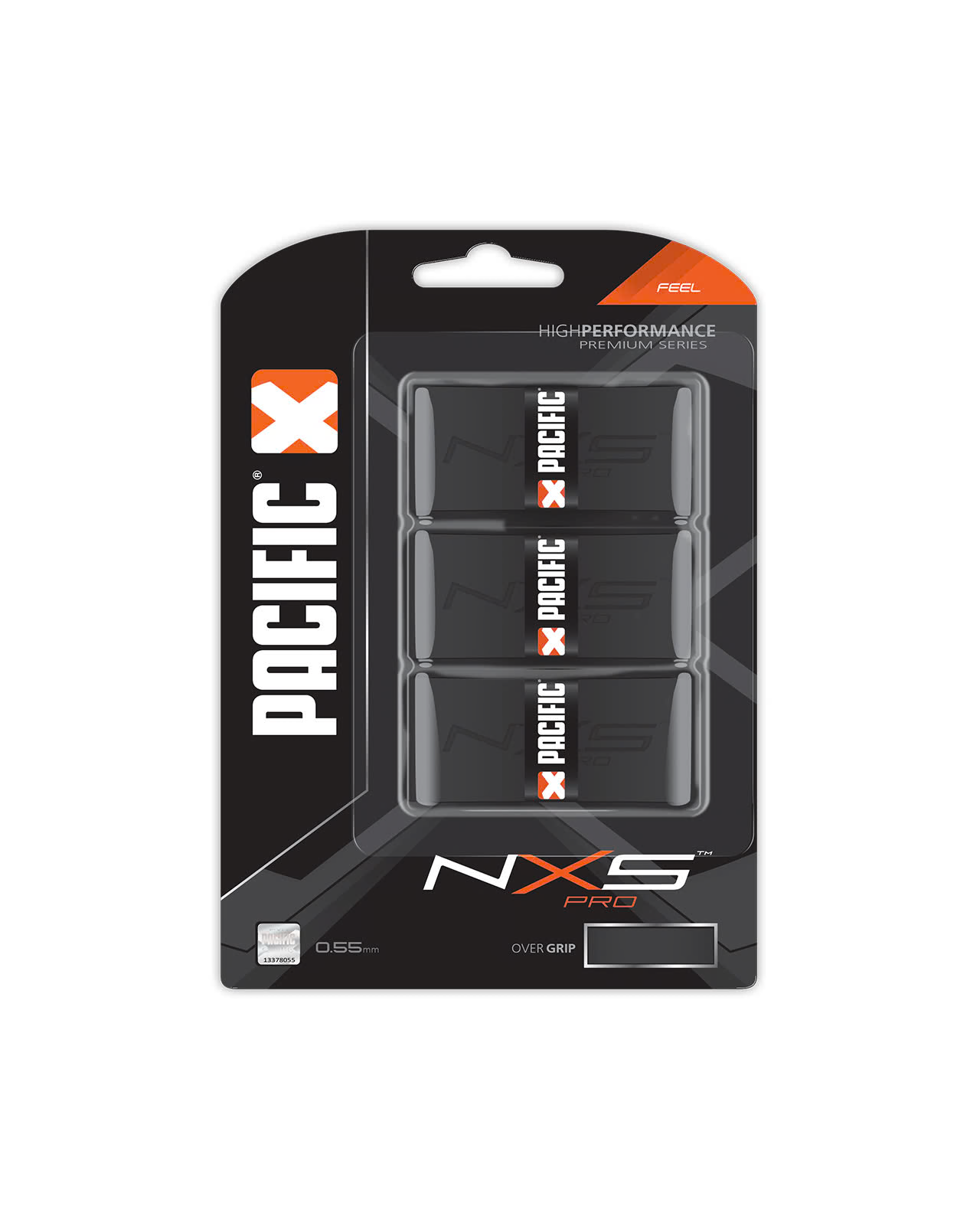 Pacific Намотки Pacific NXS Pro Black 3 шт — теннисная ракетка Аксессуары Pacific Намотки Pacific NXS Pro Black 3 шт