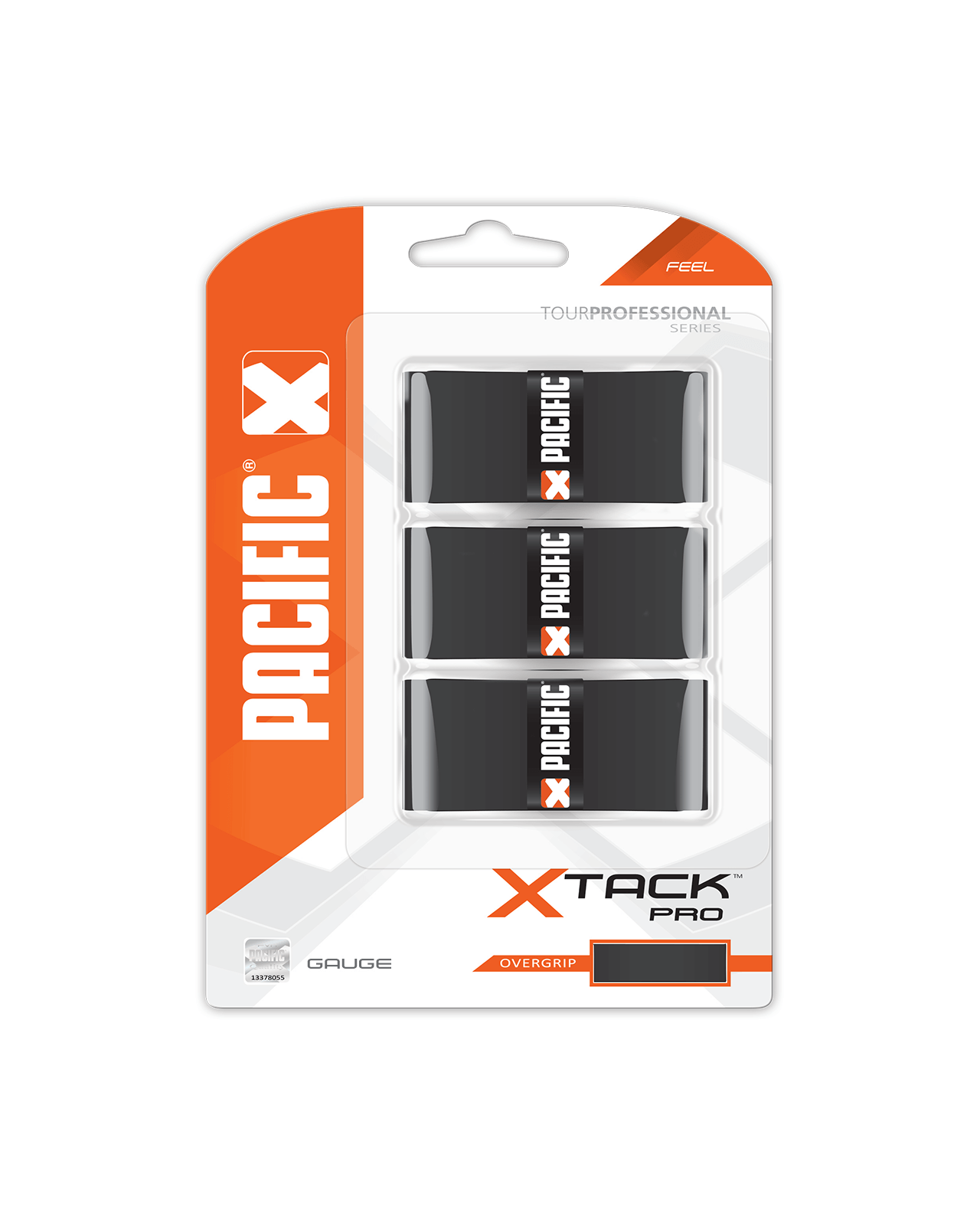 Pacific Намотки Pacific X Tack PRO Black 3 шт — теннисная ракетка Аксессуары Pacific Намотки Pacific X Tack PRO Black 3 шт