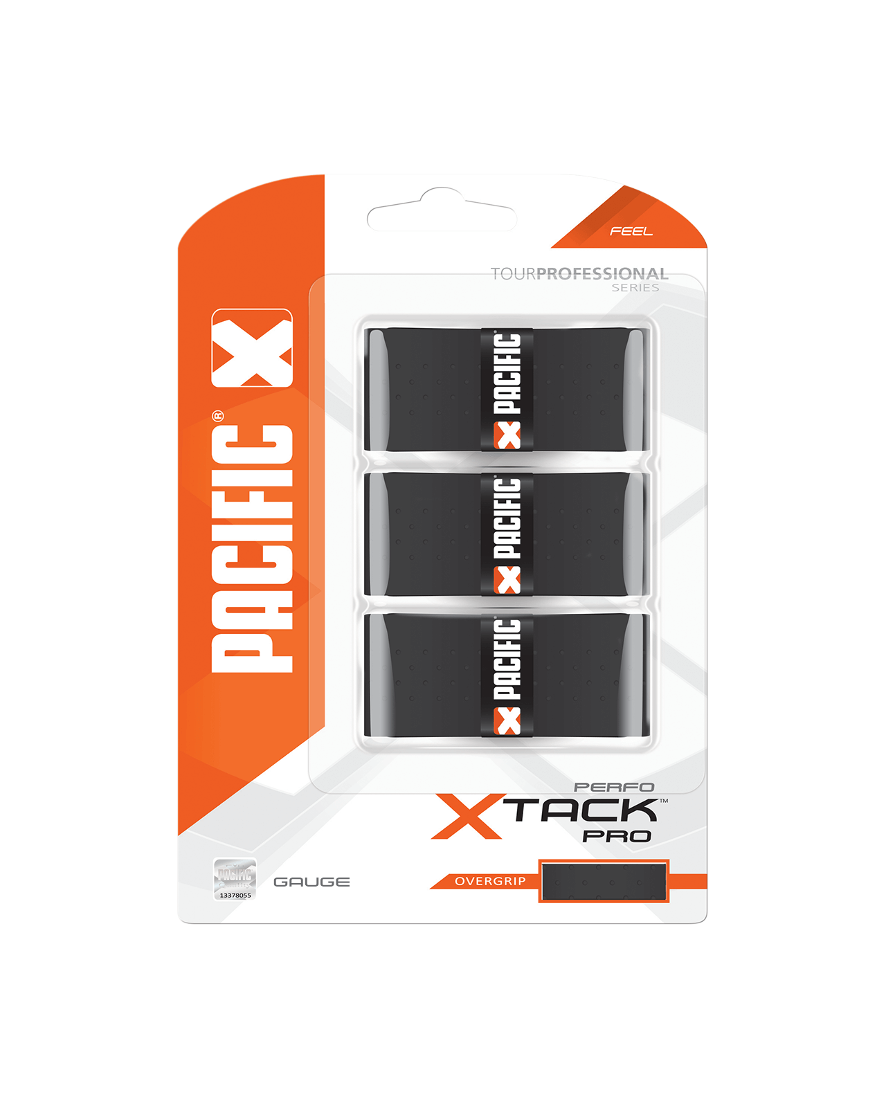 Pacific Намотки Pacific X Tack PRO Perfo Black 3 шт — теннисная ракетка Аксессуары Pacific Намотки Pacific X Tack PRO Perfo Black 3 шт