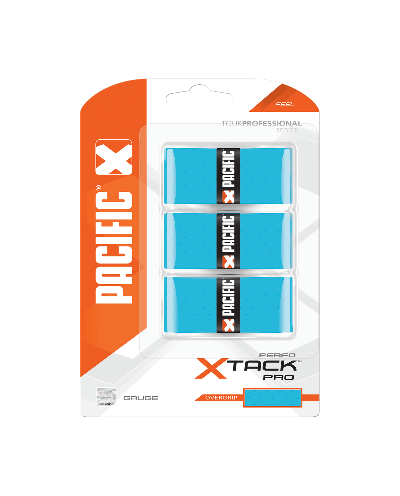 Pacific Намотки Pacific X Tack PRO Perfo Cornblue 3 шт — теннисная ракетка Аксессуары Pacific Намотки Pacific X Tack PRO Perfo Cornblue 3 шт