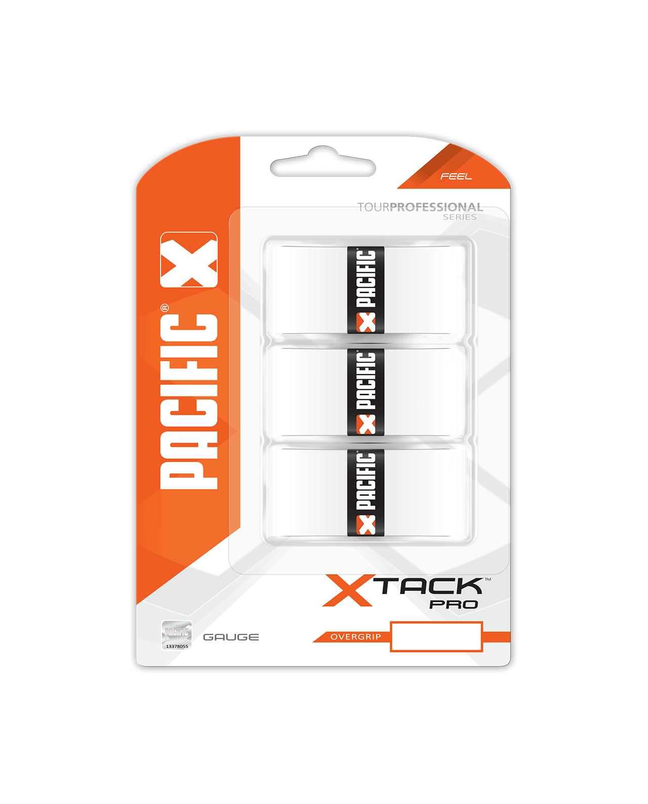 Pacific Намотки Pacific X Tack PRO White 3 шт — теннисная ракетка Аксессуары Pacific Намотки Pacific X Tack PRO White 3 шт