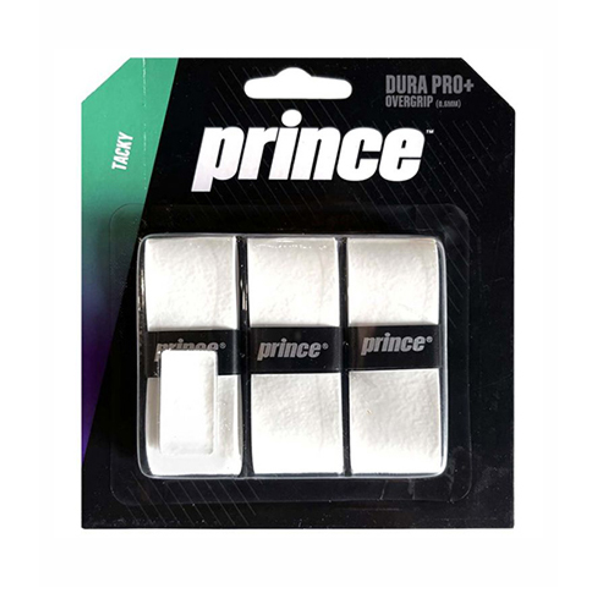 Prince Намотки Prince Dura Pro+ White 3 шт — теннисная ракетка Аксессуары Prince Намотки Prince Dura Pro+ White 3 шт