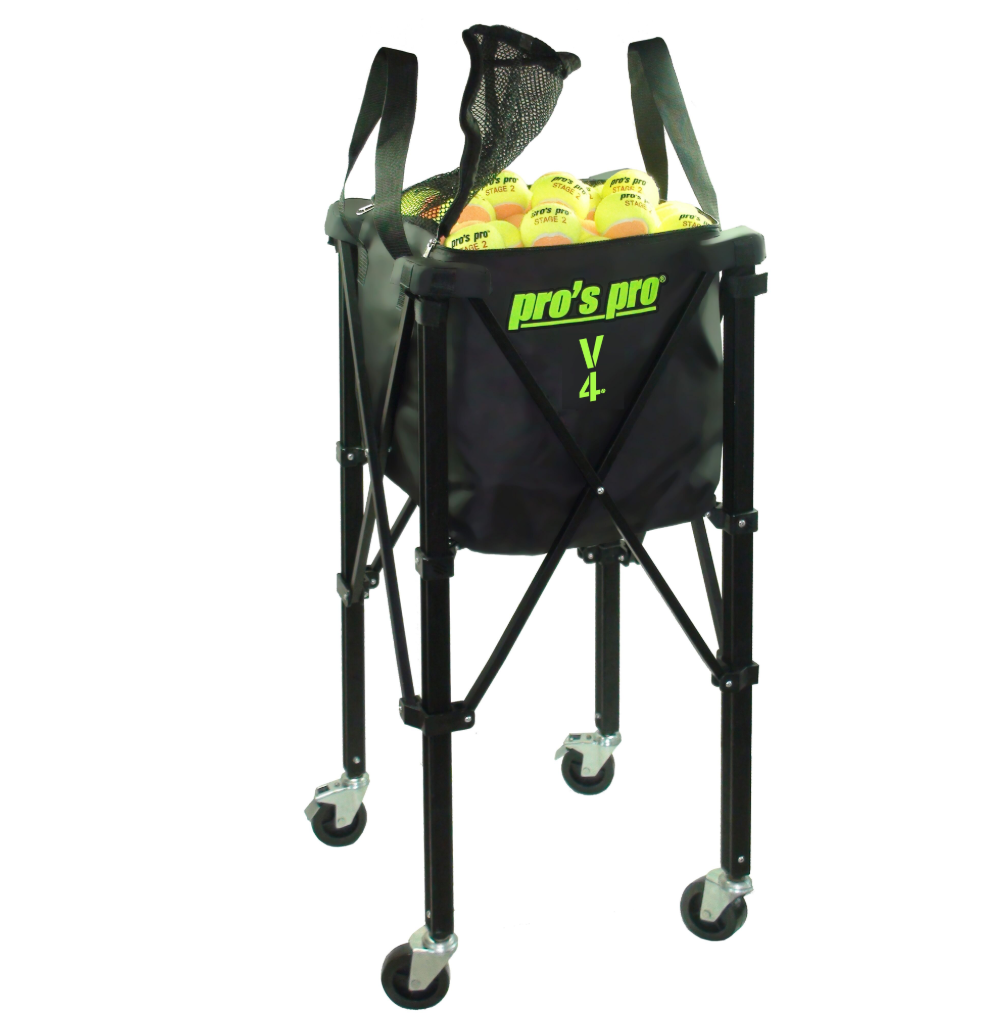 Pro's Pro Корзина для мячей Pro's Pro Ball Cart V4 Black 150 — теннисная ракетка Аксессуары Pro's Pro Корзина для мячей Pro's Pro Ball Cart V4 Black 150