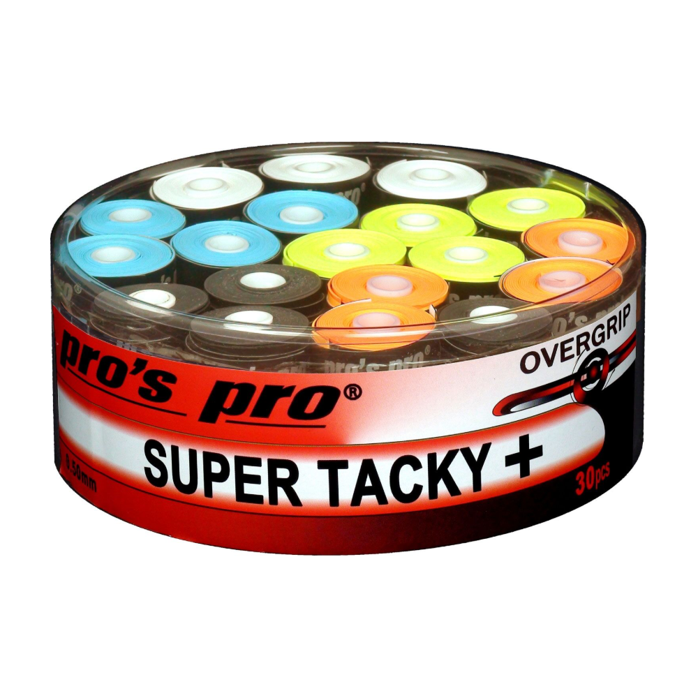 Pro's Pro Намотки Pro's Pro Super Tacky Plus Assorted 30 шт — теннисная ракетка Аксессуары Pro's Pro Намотки Pro's Pro Super Tacky Plus Assorted 30 шт