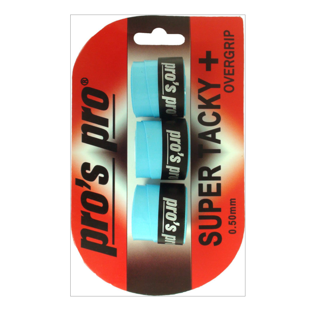 Pro's Pro Намотки Pro's Pro Super Tacky Plus Blue 3 шт — теннисная ракетка Аксессуары Pro's Pro Намотки Pro's Pro Super Tacky Plus Blue 3 шт