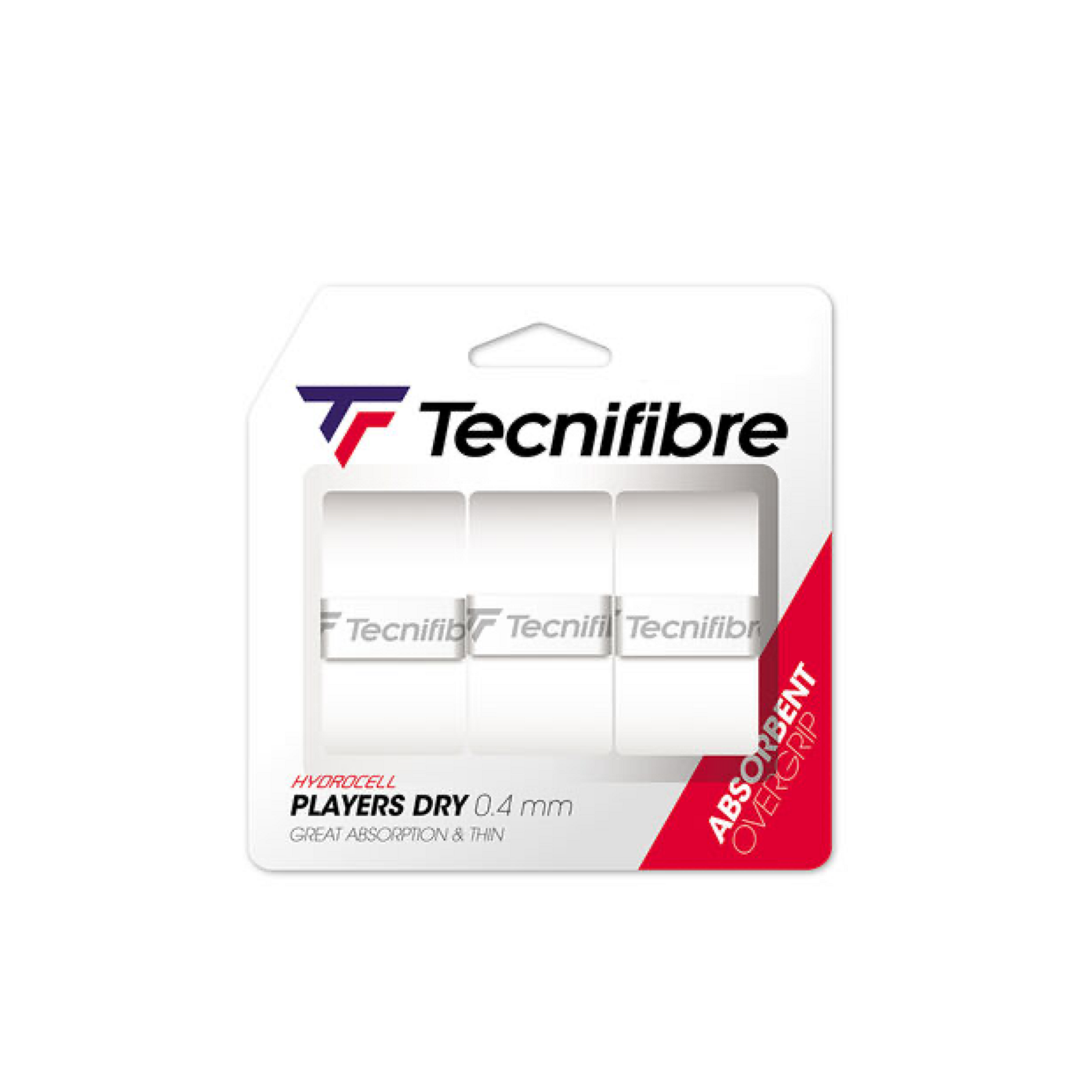 Tecnifibre Намотки Tecnifibre Players Dry White 3 шт — теннисная ракетка Аксессуары Tecnifibre Намотки Tecnifibre Players Dry White 3 шт