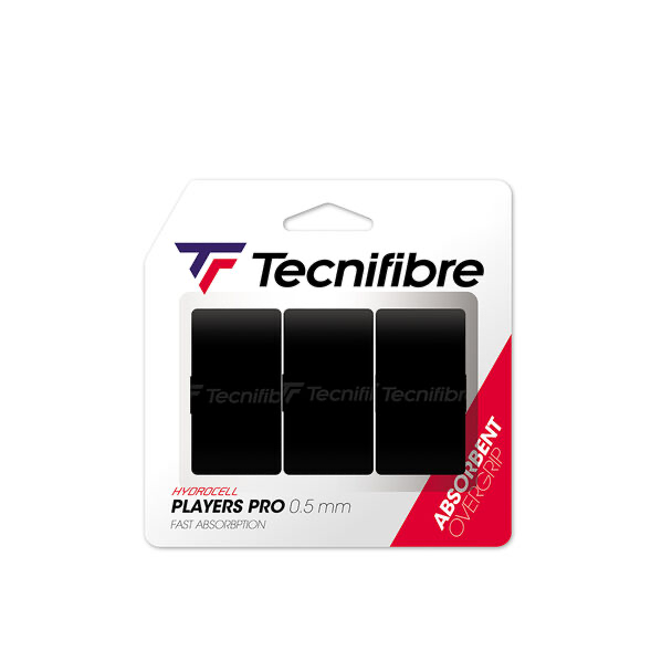 Tecnifibre Намотки Tecnifibre Players Pro Black 3 шт — теннисная ракетка Аксессуары Tecnifibre Намотки Tecnifibre Players Pro Black 3 шт