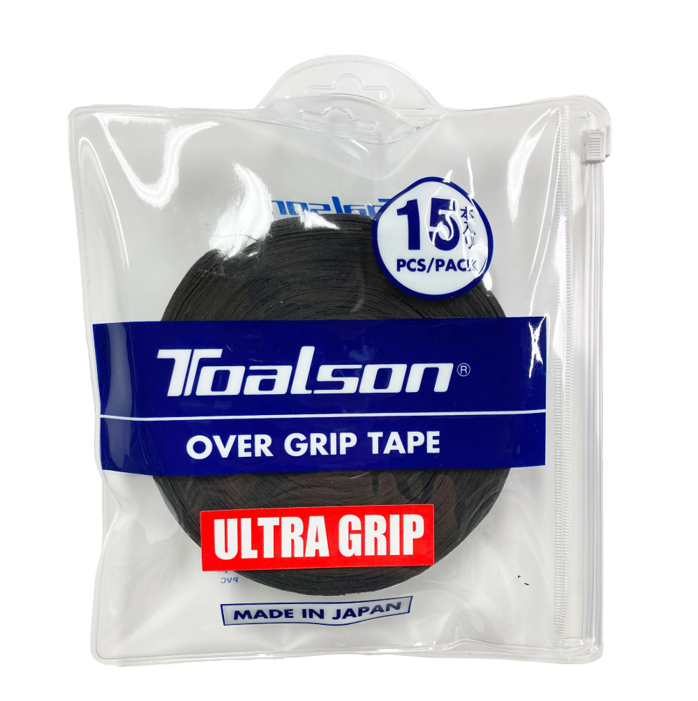 Toalson Намотки Toalson Ultra Black 15 шт — теннисная ракетка Аксессуары Toalson Намотки Toalson Ultra Black 15 шт