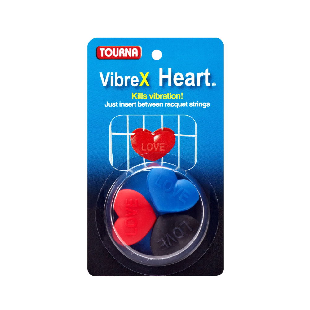 Tourna Виброгаситель Tourna Vibrex Heart 3 шт — теннисная ракетка Аксессуары Tourna Виброгаситель Tourna Vibrex Heart 3 шт