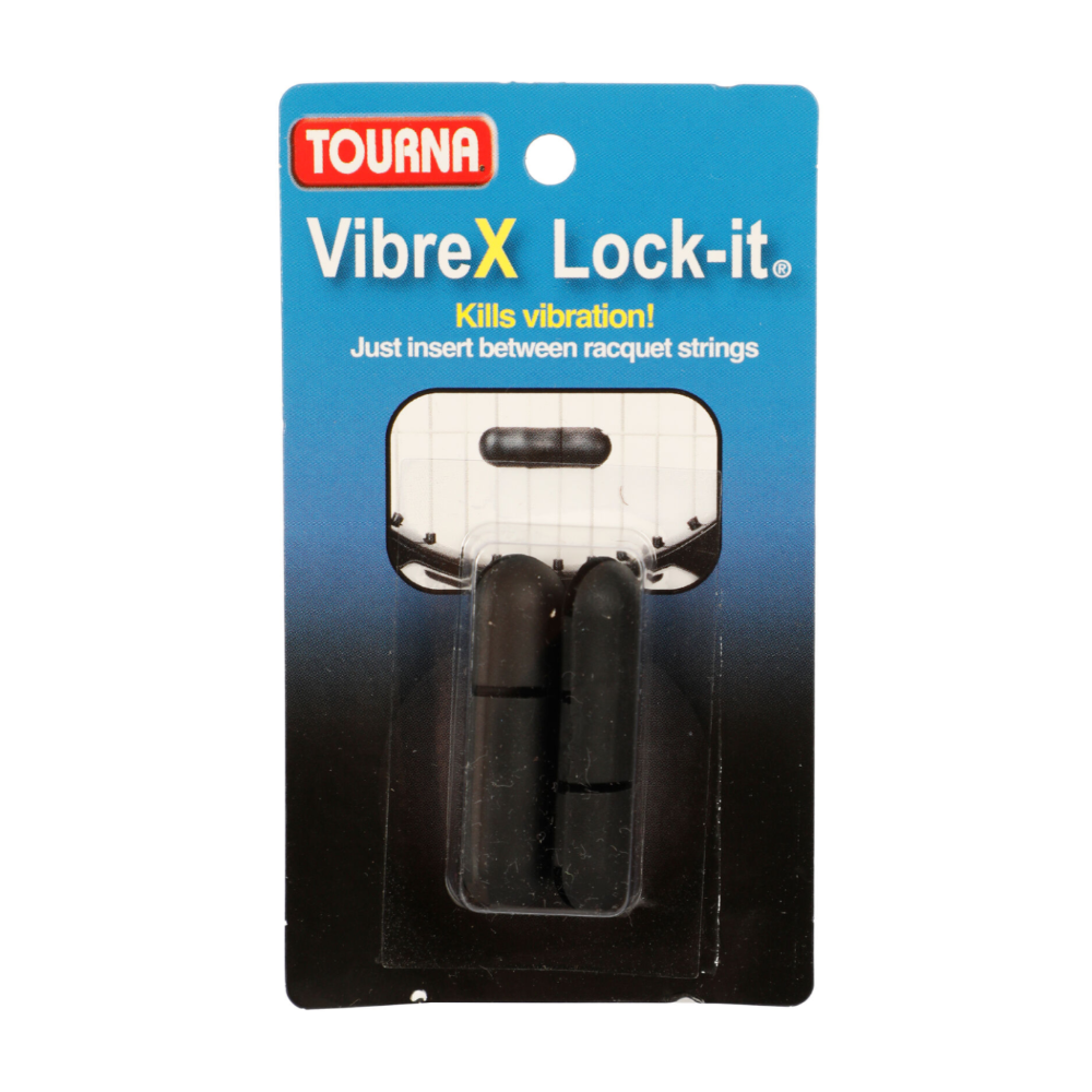 Tourna Виброгаситель Tourna Vibrex Lock-It Black 2 шт — теннисная ракетка Аксессуары Tourna Виброгаситель Tourna Vibrex Lock-It Black 2 шт