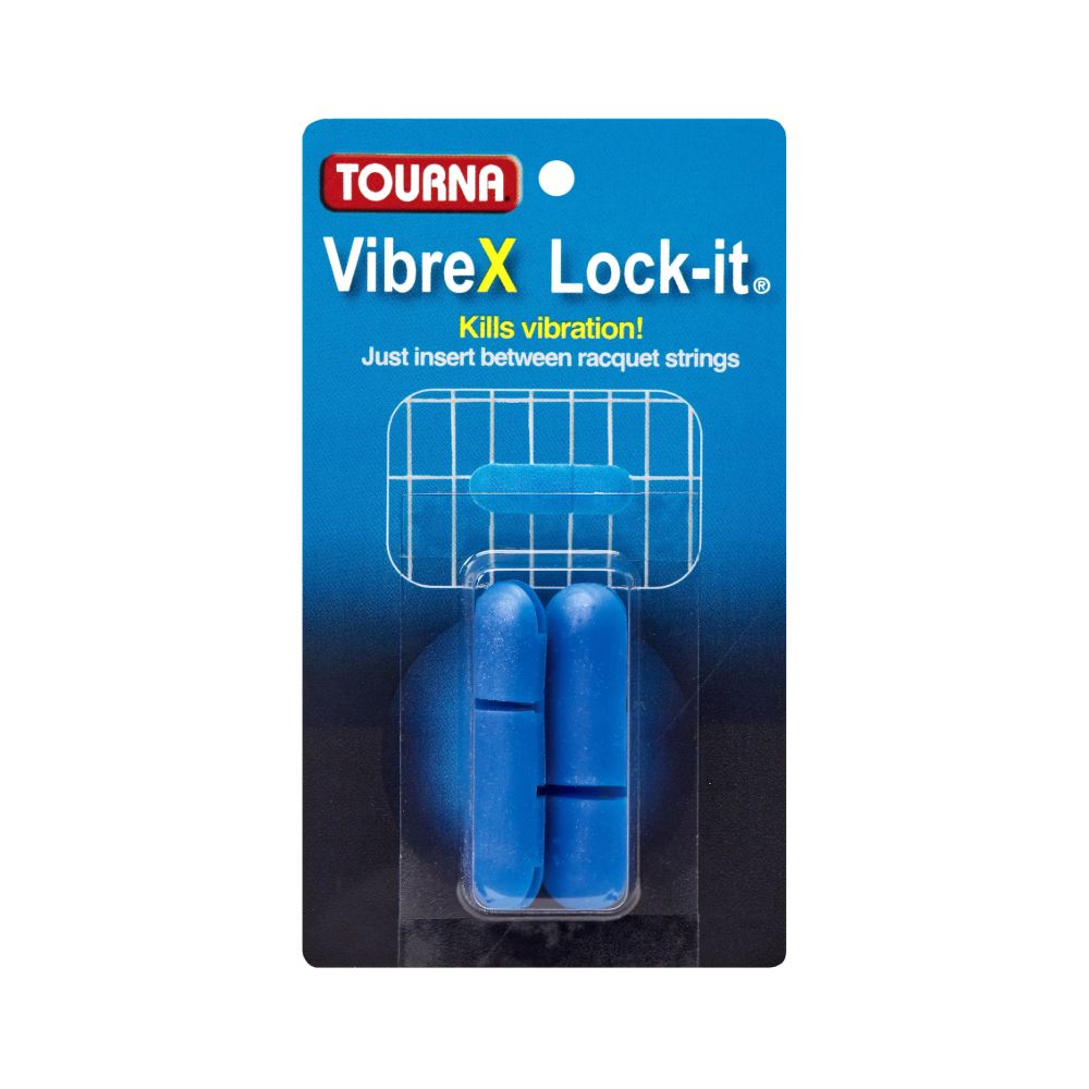 Tourna Виброгаситель Tourna Vibrex Lock-It Blue 2 шт — теннисная ракетка Аксессуары Tourna Виброгаситель Tourna Vibrex Lock-It Blue 2 шт