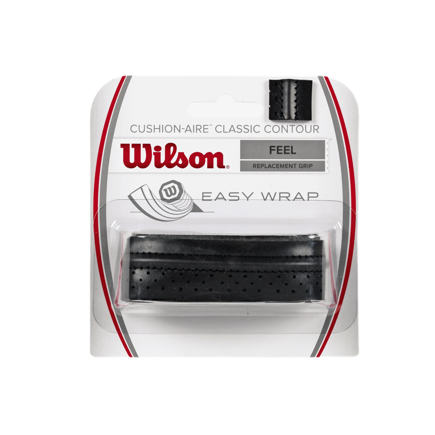 Wilson Грип Wilson Cushion-Aire Classic Contour Black — теннисная ракетка Аксессуары Wilson Грип Wilson Cushion-Aire Classic Contour Black