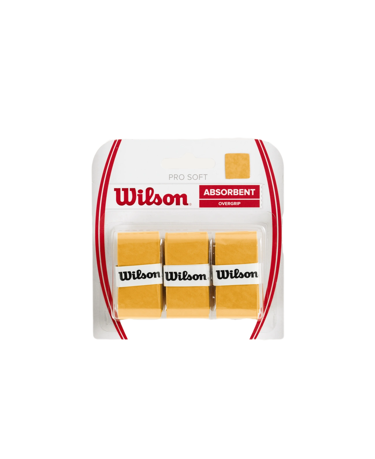 Wilson Намотки Wilson Pro Soft Overgrip Gold 3 шт — теннисная ракетка Аксессуары Wilson Намотки Wilson Pro Soft Overgrip Gold 3 шт