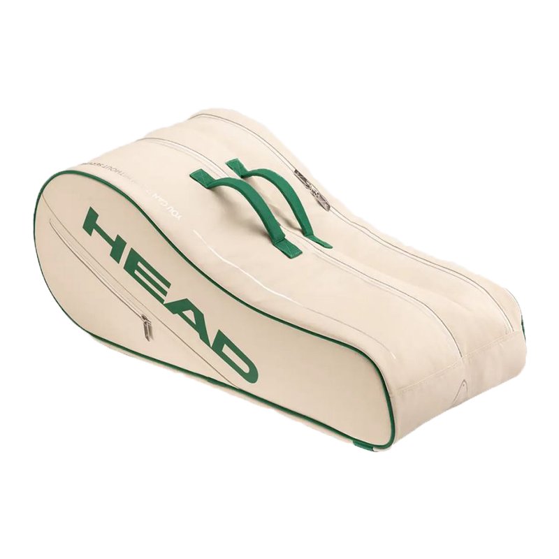 Head Arthur Ashe Racquet Bag L White/Green — теннисная сумка, фото товара