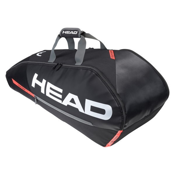 Head Cумка Tour Team 6R Black/Orange — теннисная сумка, фото товара