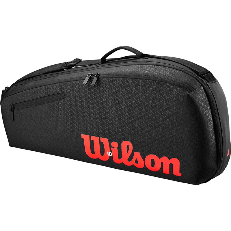 Wilson Clash V3 Super Tour 3PK Black/Infrared — теннисная сумка, фото товара