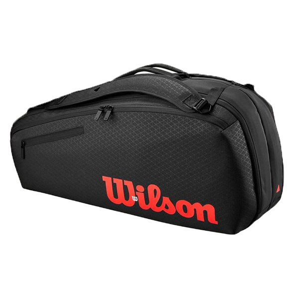 Wilson Clash V3 Super Tour 6PK Black/Infrared — теннисная сумка, фото товара