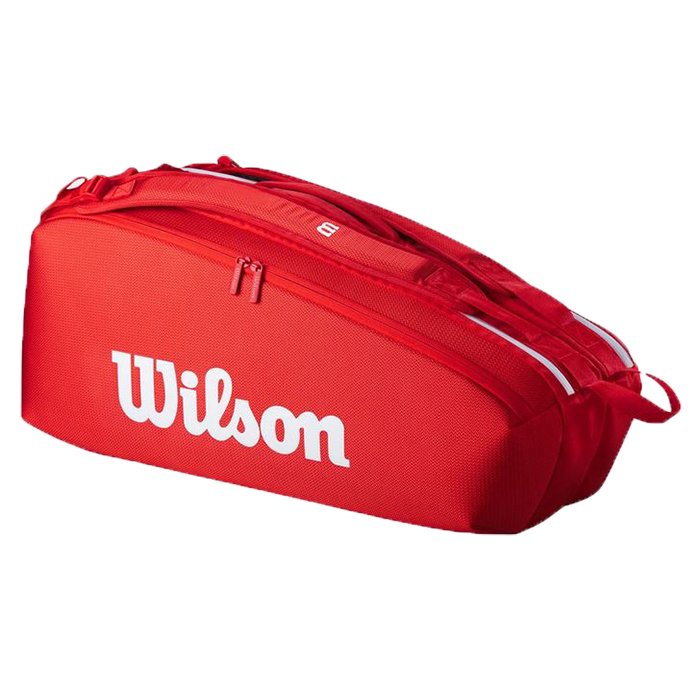Wilson Super Tour 6PK Red — теннисная сумка, фото товара
