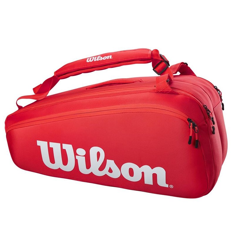 Wilson Super Tour 9 Red Новинка 2021! — теннисная сумка, фото товара