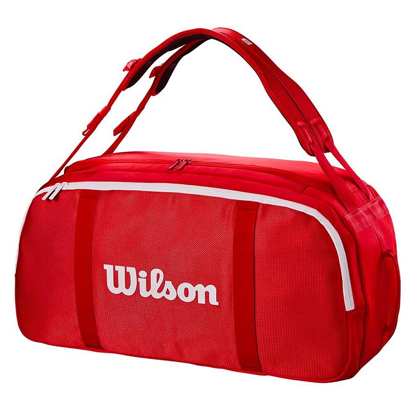 Wilson Super Tour Coaches Duffel Red — теннисная сумка, фото товара