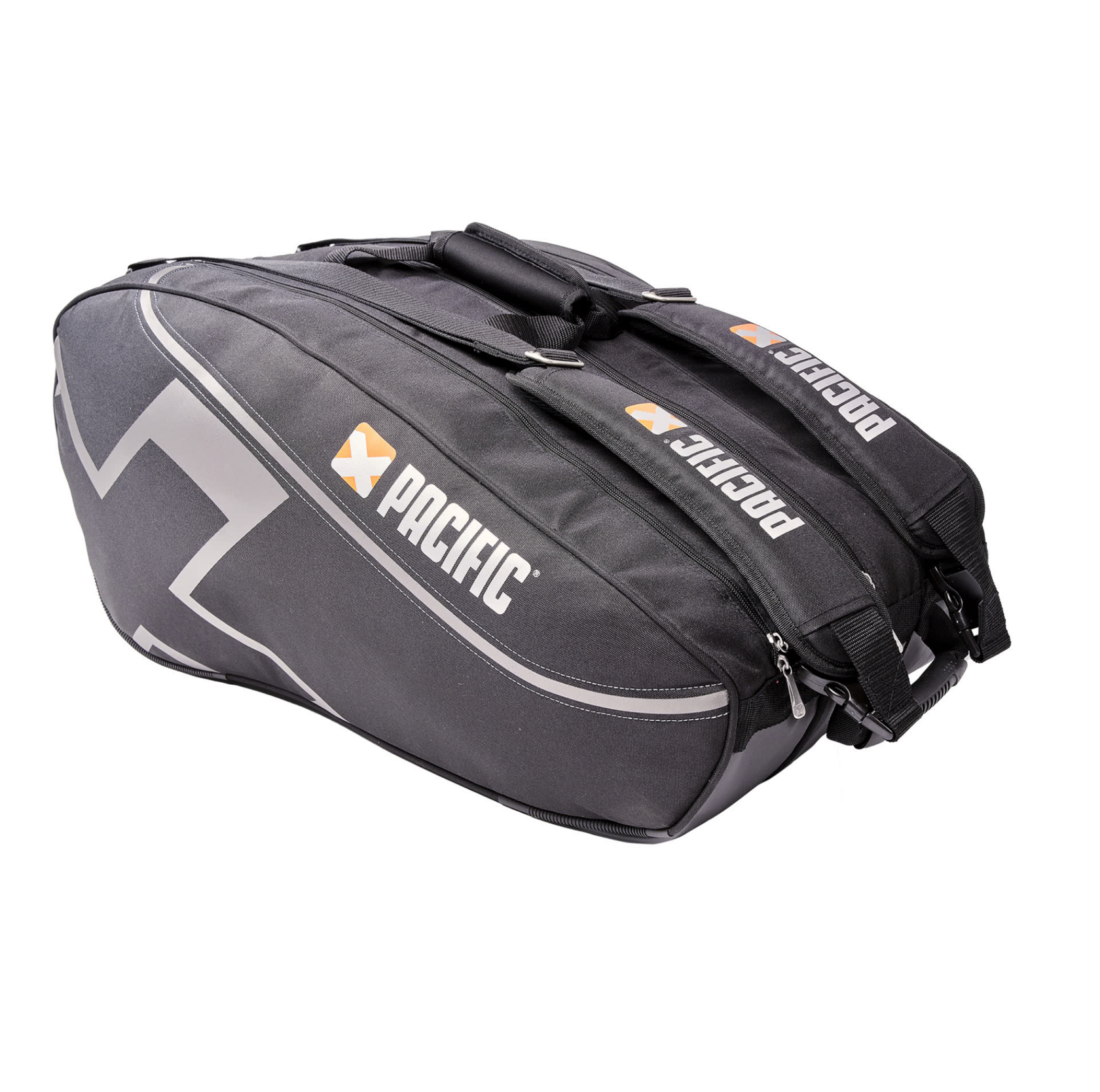 Pacific X Tour Line Racket Bag 2XL Thermo Black/Chrome — теннисная ракетка Pacific X Tour Line Racket Bag 2XL Thermo Black/Chrome — теннисная сумка, фото товара