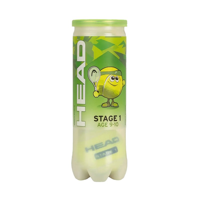 Head Stage 1 Green 3 мяча — теннисные мячи, фото товара