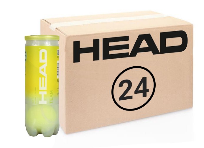 Head Team 72 мяча (24 x 3) — теннисные мячи, фото товара
