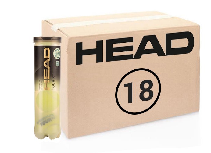 Head Tour XT 72 мяча (18 по 4) — теннисные мячи, фото товара